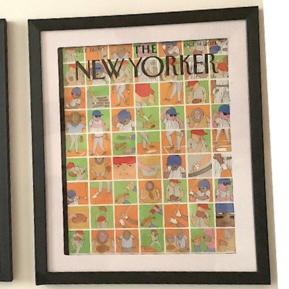 Other - The New Yorker framed magazine: October 14, 2019, "Inside Baseball", by E. Steed